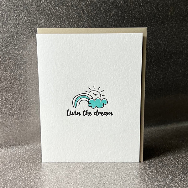 Greeting Card: Livin the Dream