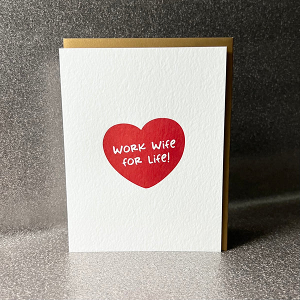 Greeting Card: Work Wife for Life