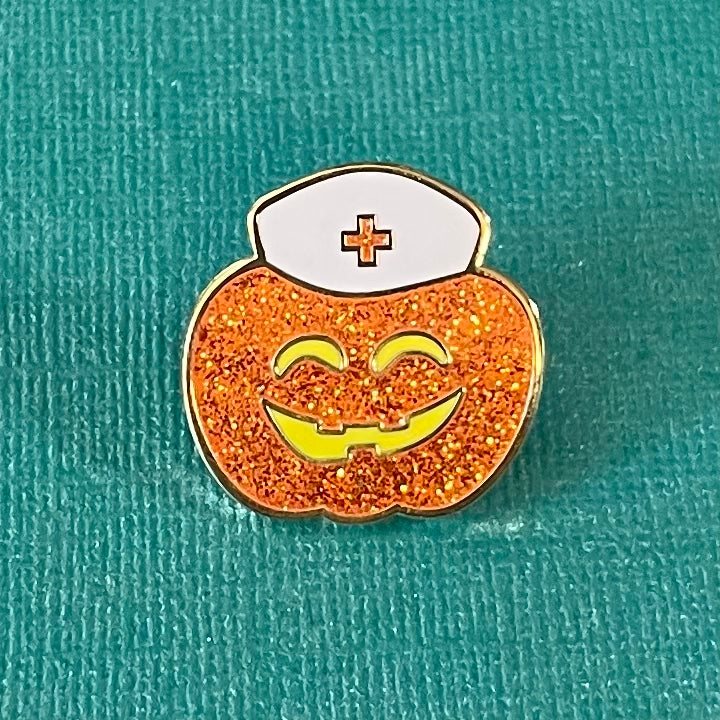 Pin: Nurse Jackolantern