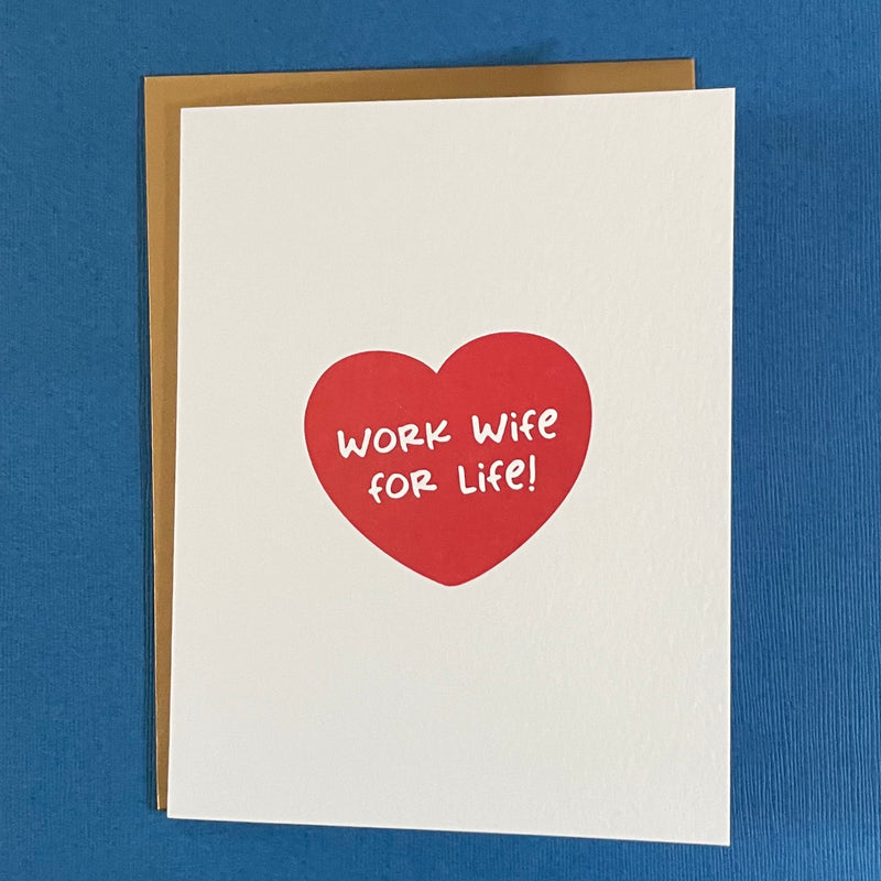 Greeting Card: Work Wife for Life