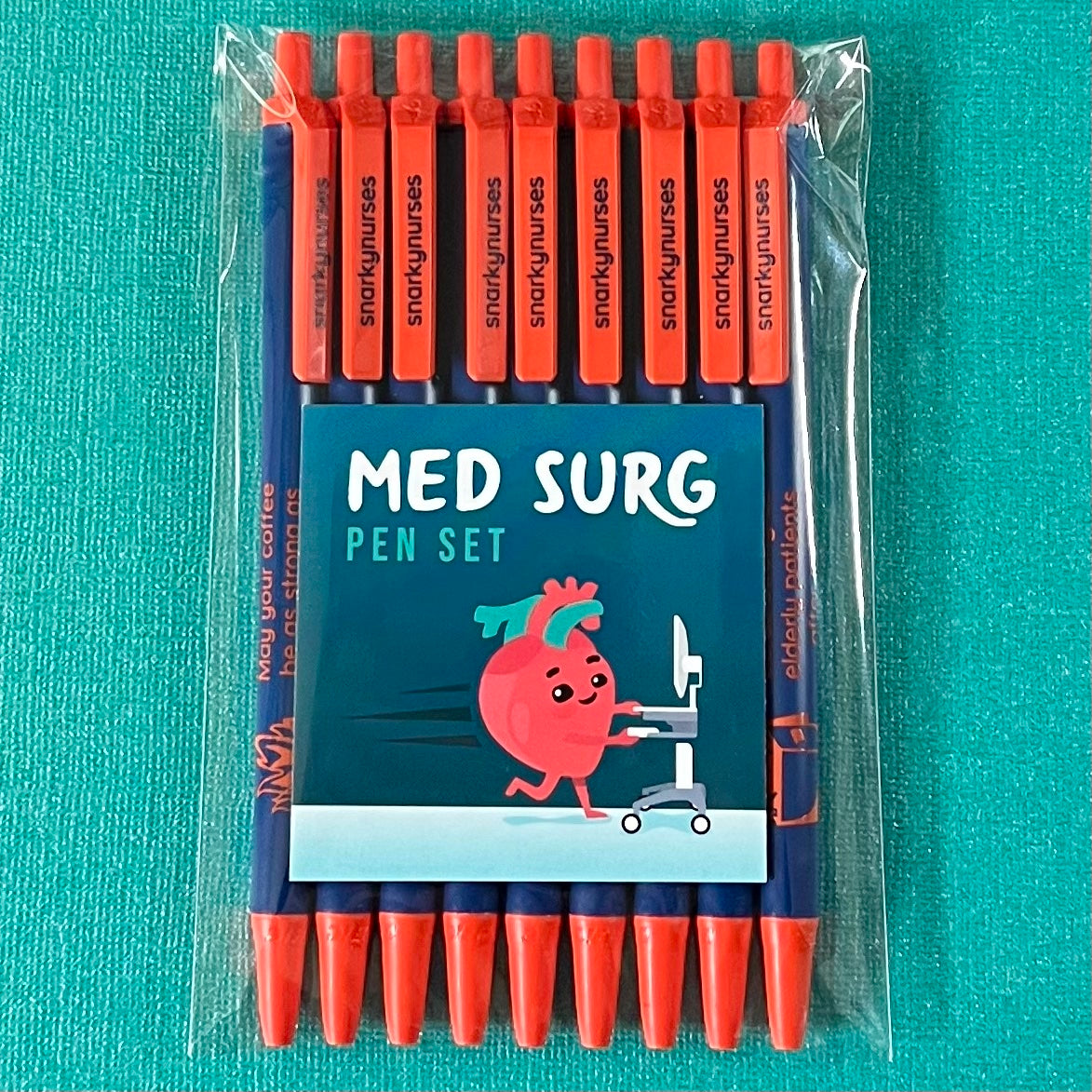 Snarky Pens: Med-Surg (Set of 9 Pens)