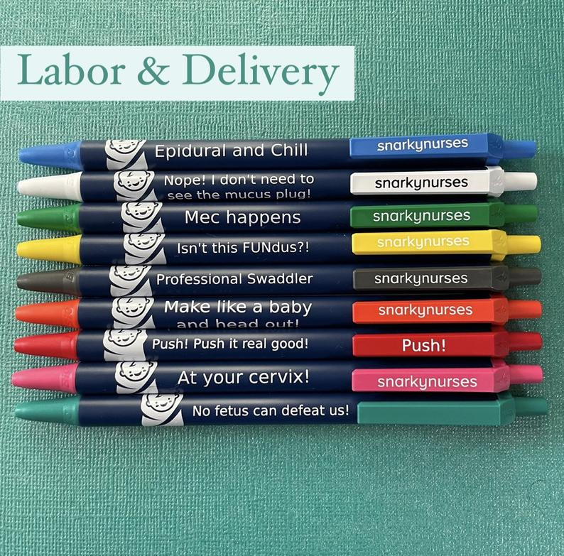  Funny Pens for Adults, Funny Pens for Coworkers, Snarky Pens, Erasable Pens Multicolor Funny Nurse Pens, Funny Work Pens with Sayings  for Adults