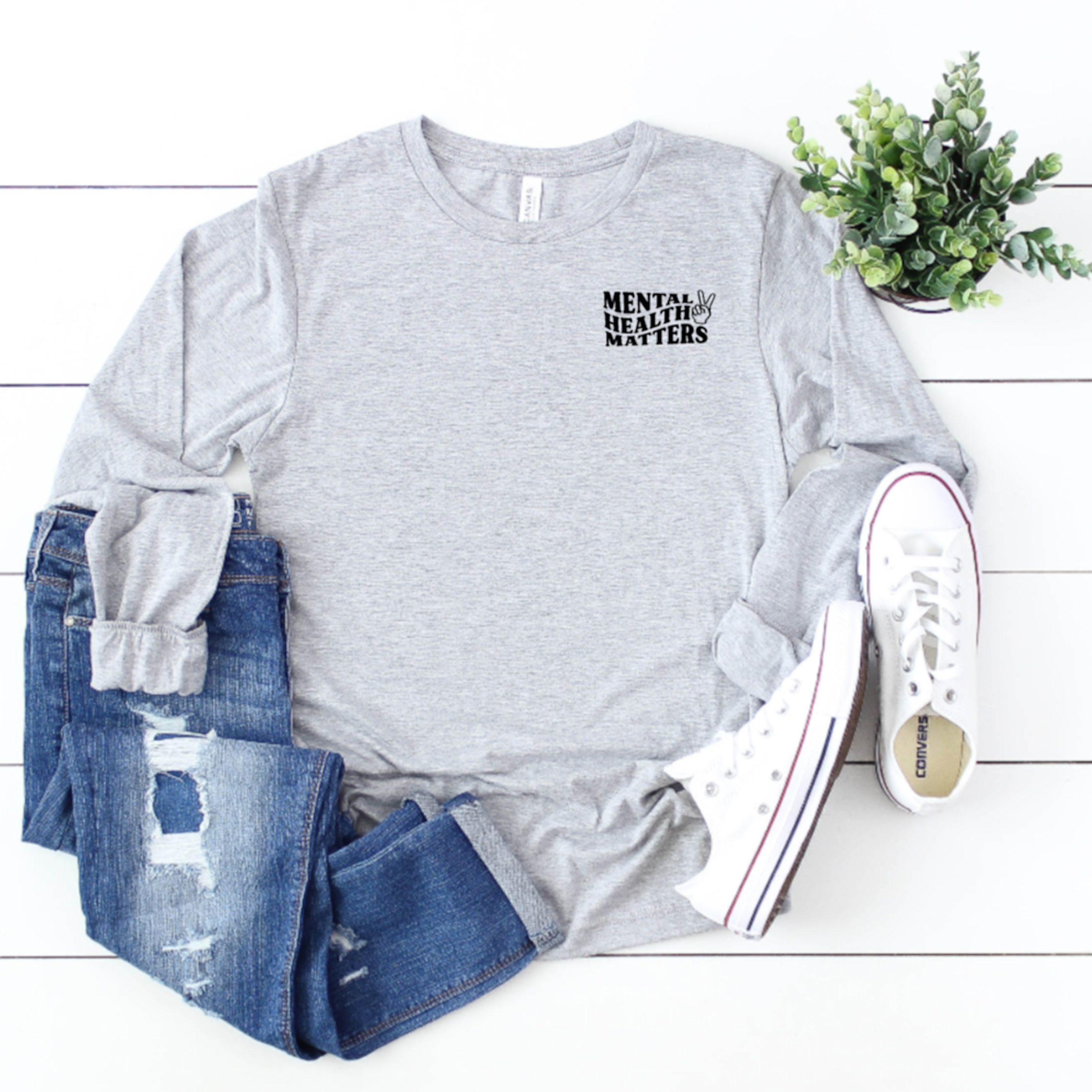 Mental Health Matters Long Sleeve - Left Chest