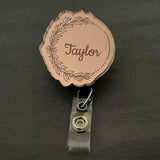 Mirrored Badge Reel: Circle - Personalize!