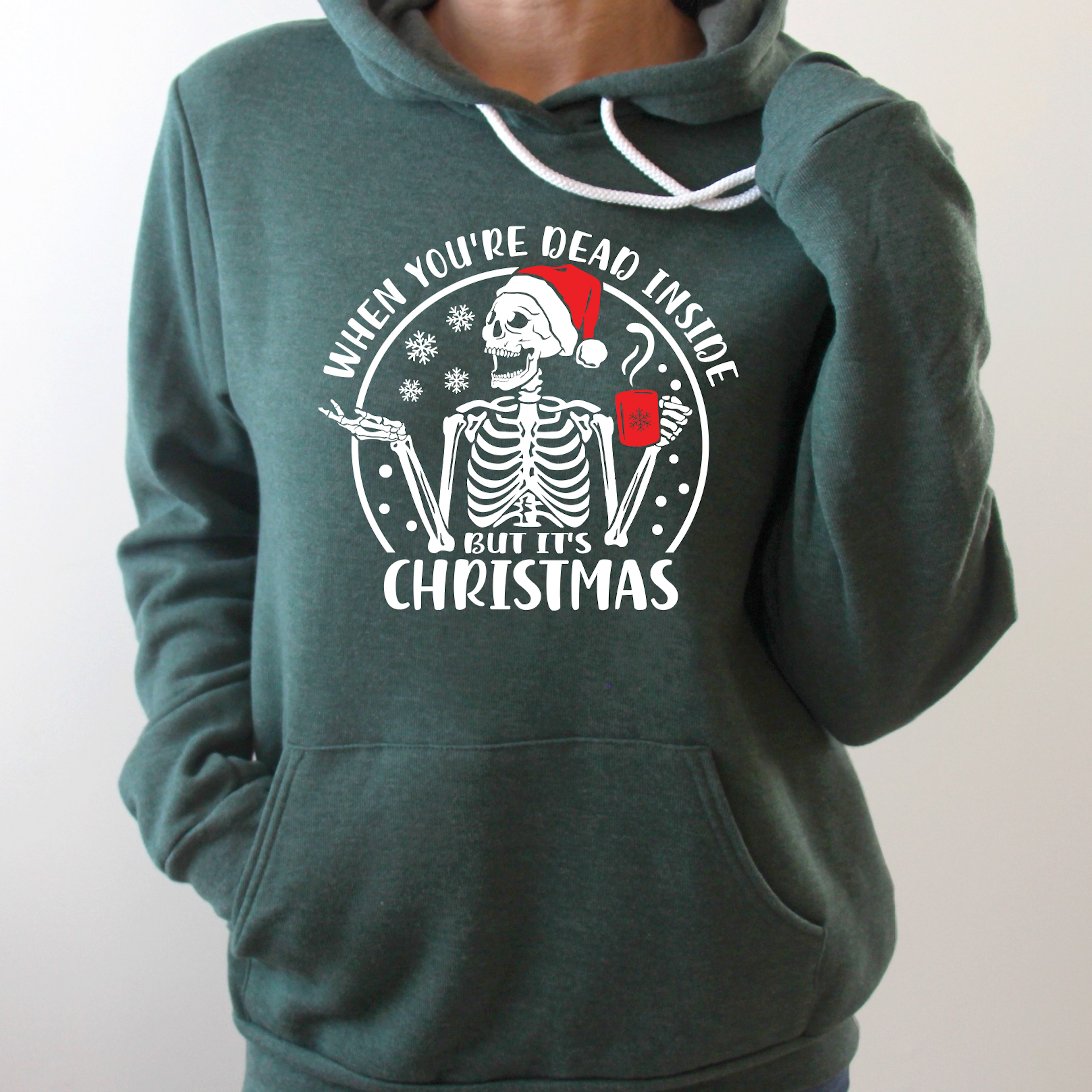 Hoodie: When You're Dead Inside But It's Christmas