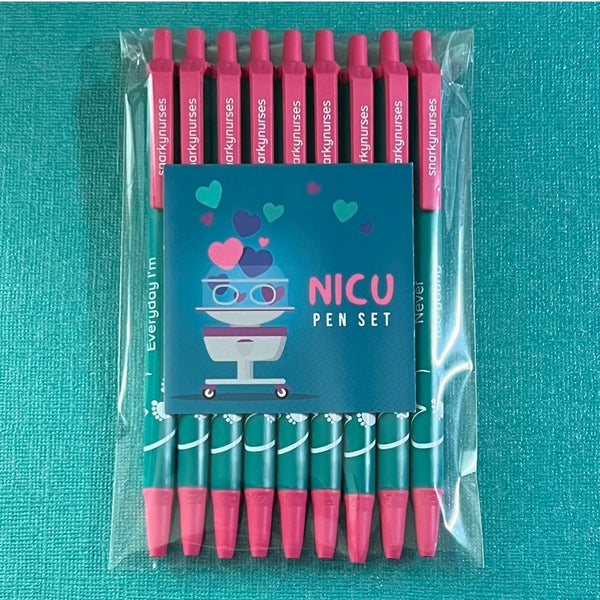 Snarky Pens: NICU - Set of 9 Pens