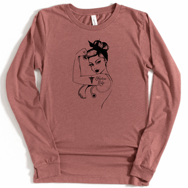 Nurse Life Girl - Long Sleeve