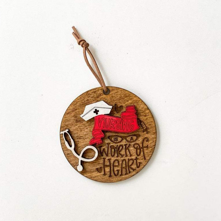 Ornament: Nursing is a Work of Heart