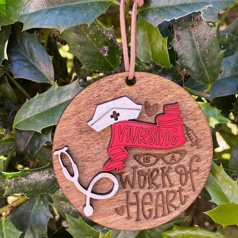 Ornament: Nursing is a Work of Heart