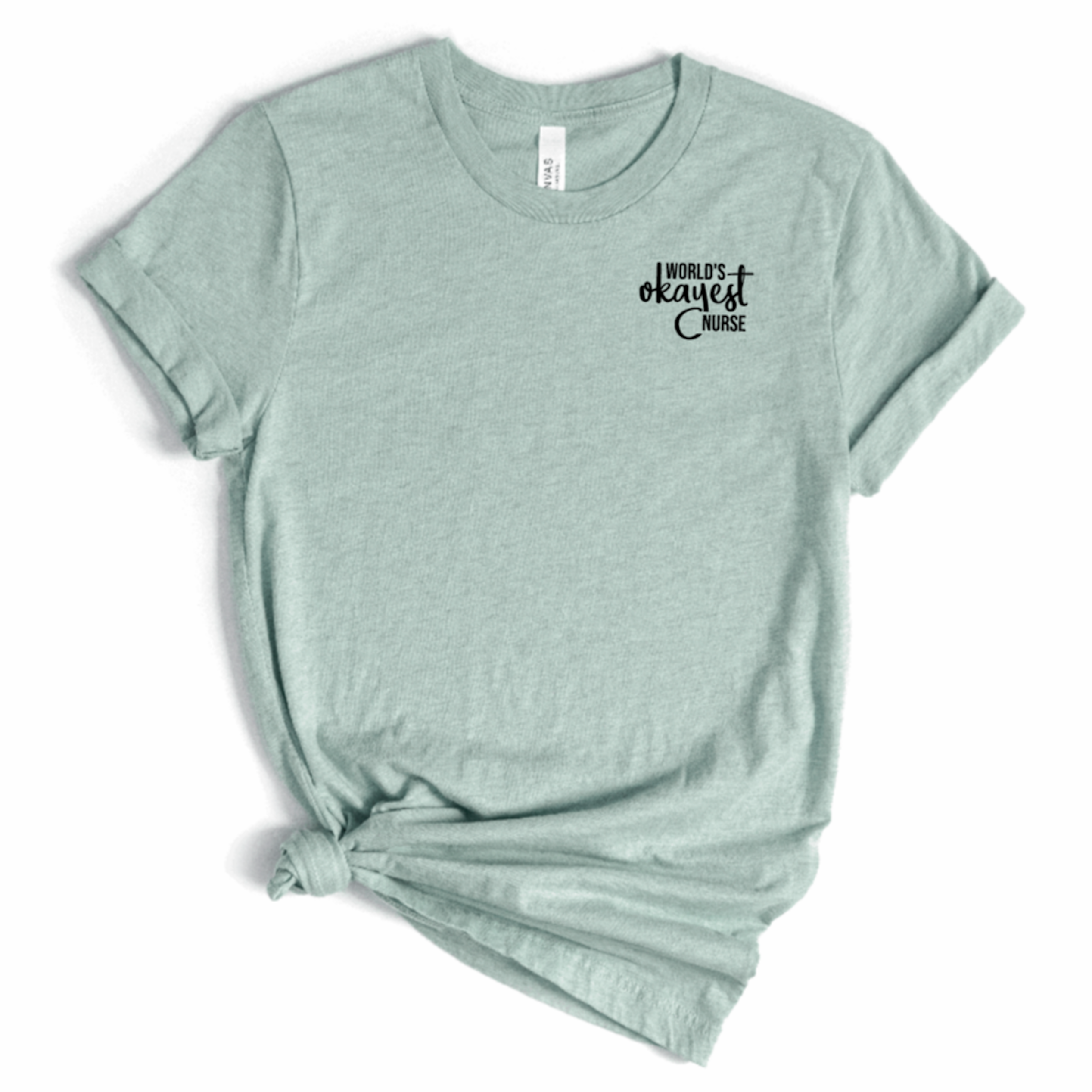World's Okayest Nurse - Left Chest