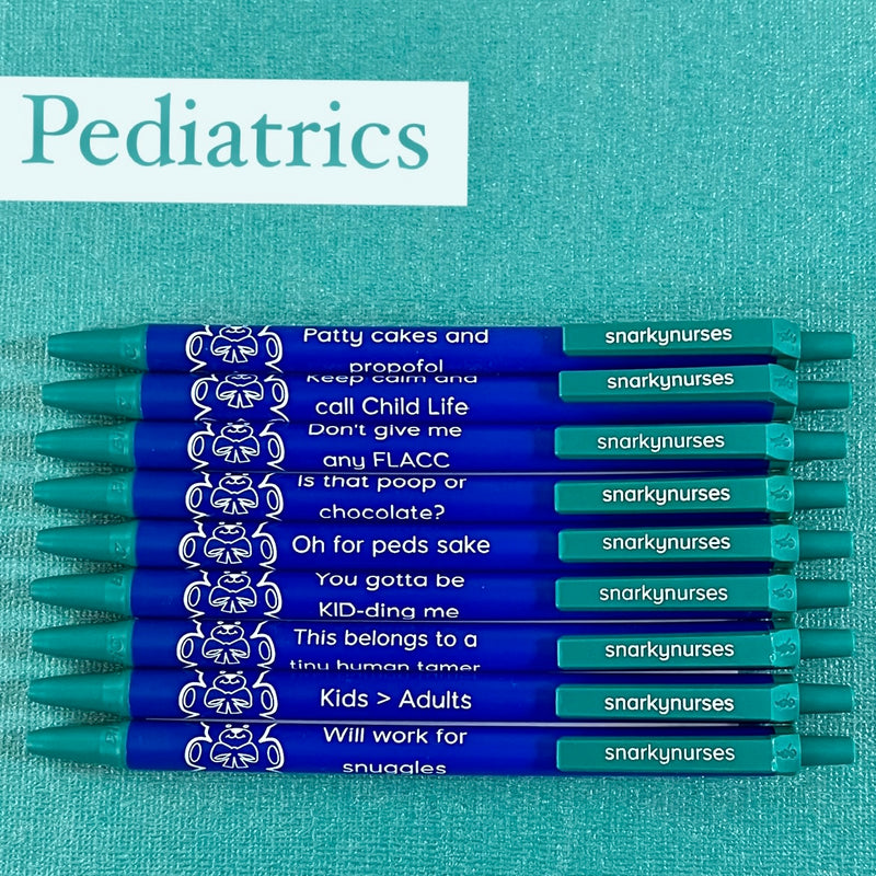 Snarky Pens: Nursing School (Set of 9 Pens)