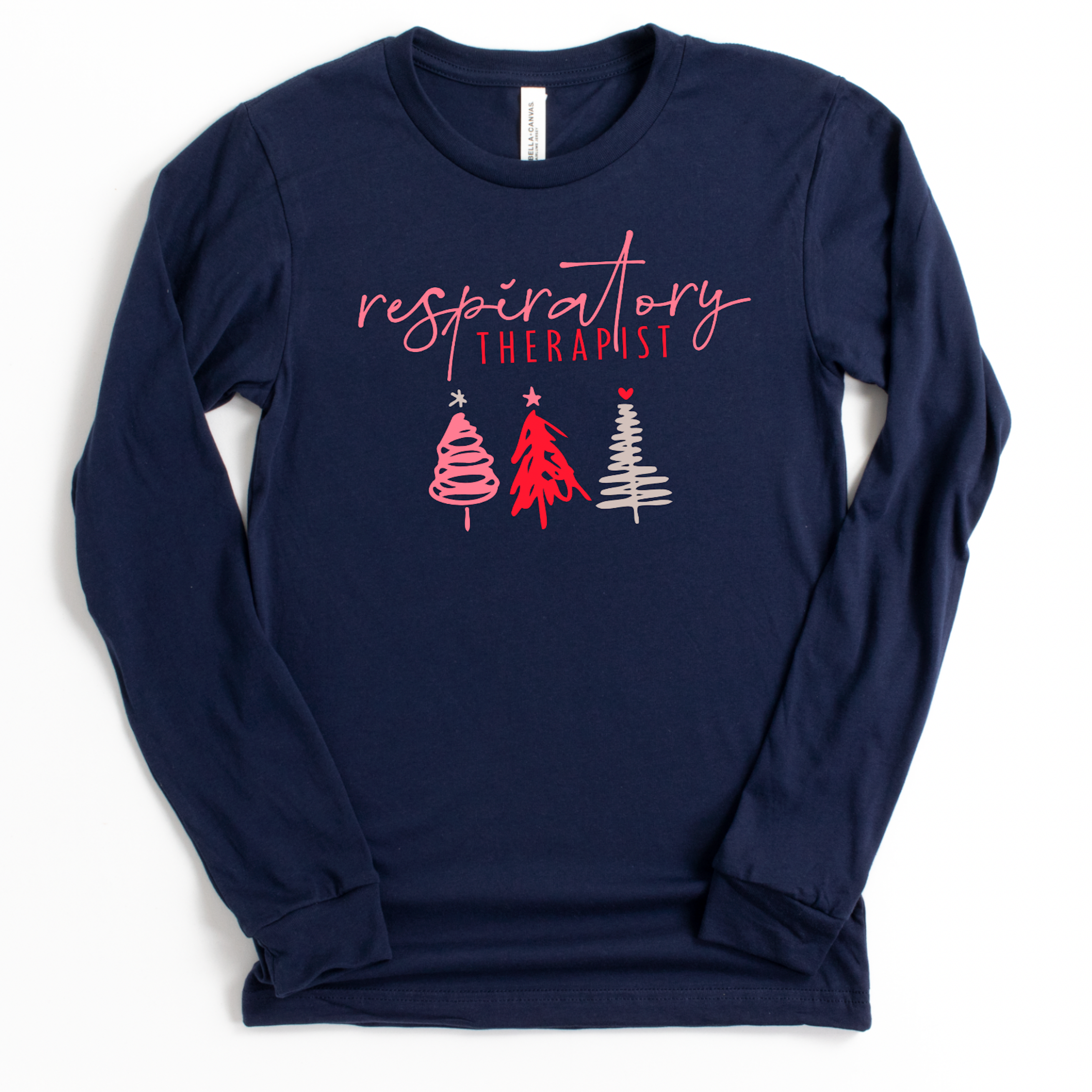 Respiratory Therapist Holiday Trees - Long Sleeve