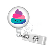 Badge Reel: Rainbow Poo