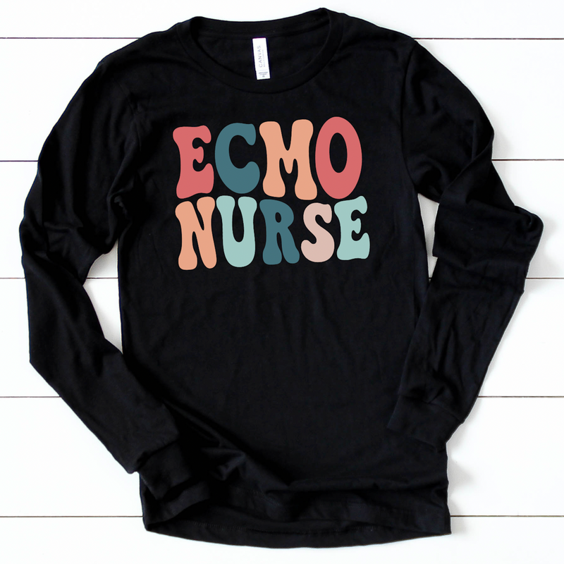 Retro ECMO Nurse - Long Sleeve
