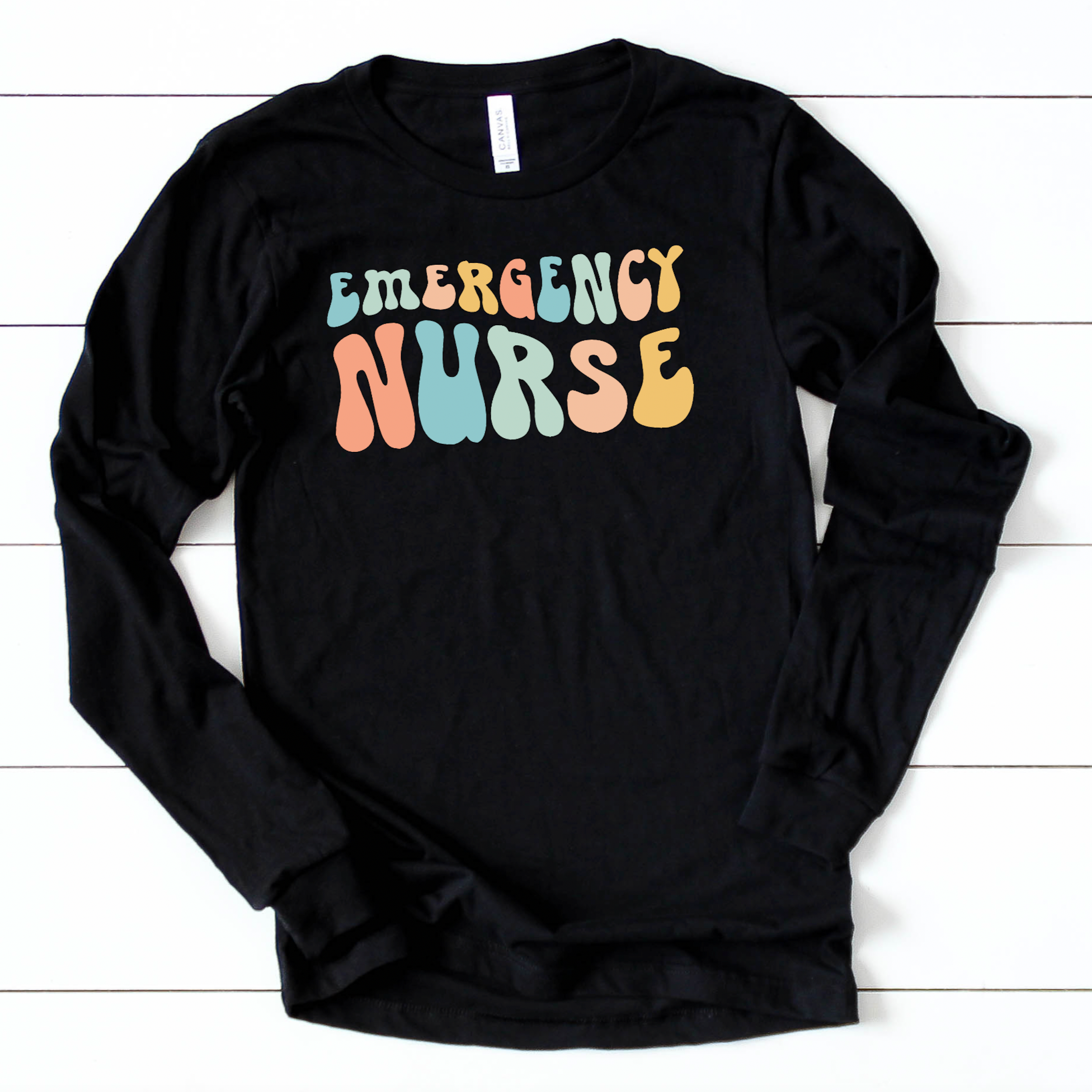 Retro Emergency Nurse - Long Sleeve