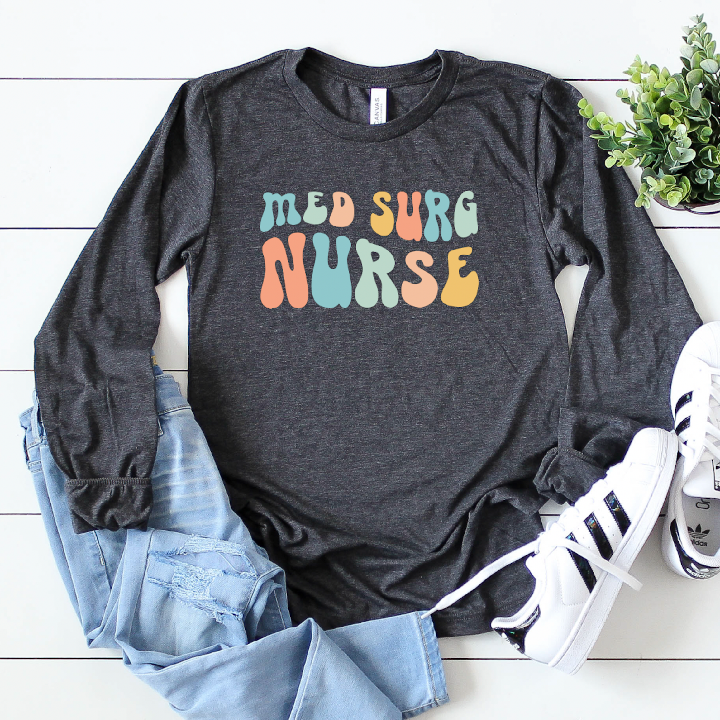 Retro Med Surg Nurse - Long Sleeve