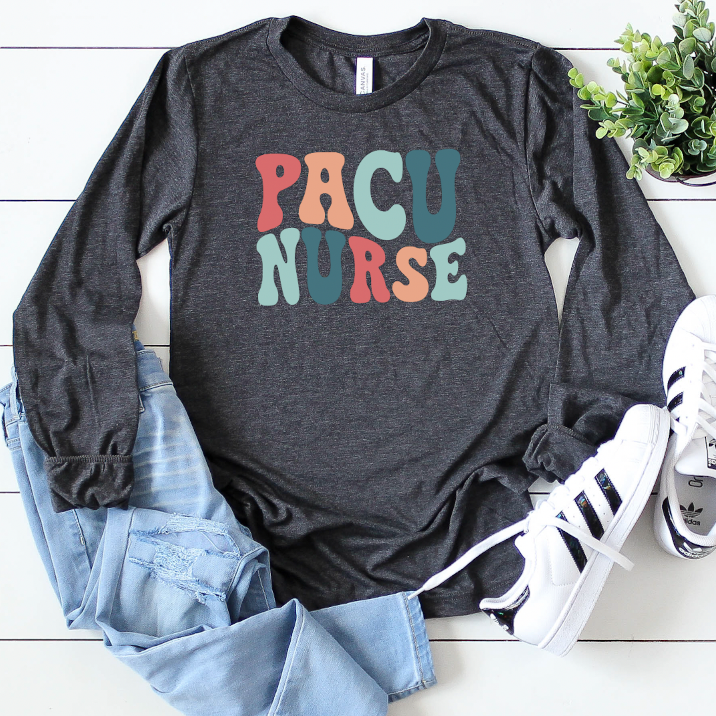 Retro PACU Nurse - Long Sleeve