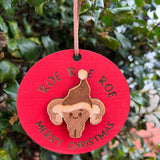 Ornament: Roe Roe Roe