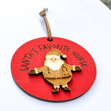 Ornament: Santa's Favorite Nurse