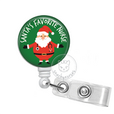 Badge Reel: Santa's Favorite Nurse