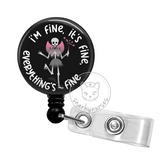 Badge Reel: I'm Fine Skeleton Fairy