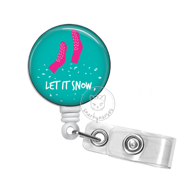 Badge Reel: Let It Snow - Multiple Colors
