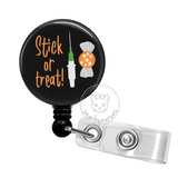 Badge Reel: Stick or Treat