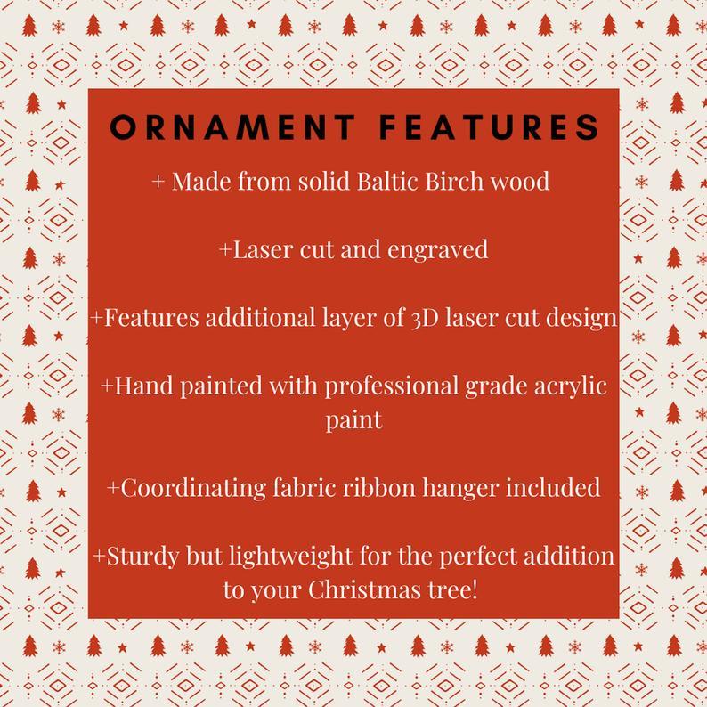 Ornament: Roe Roe Roe
