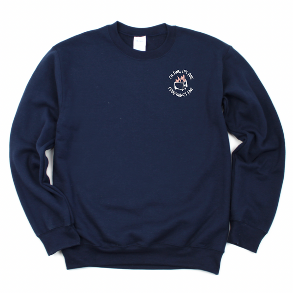 Sweatshirt: Dumpster Fire - Small Version