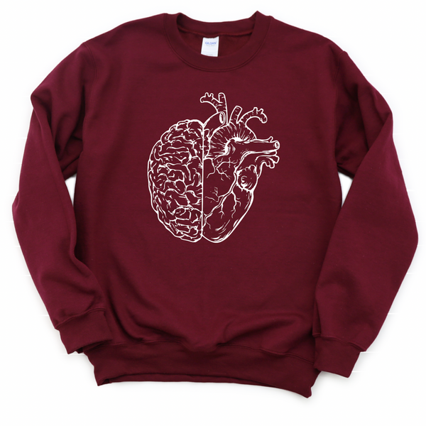 Sweatshirt: Heart & Brain