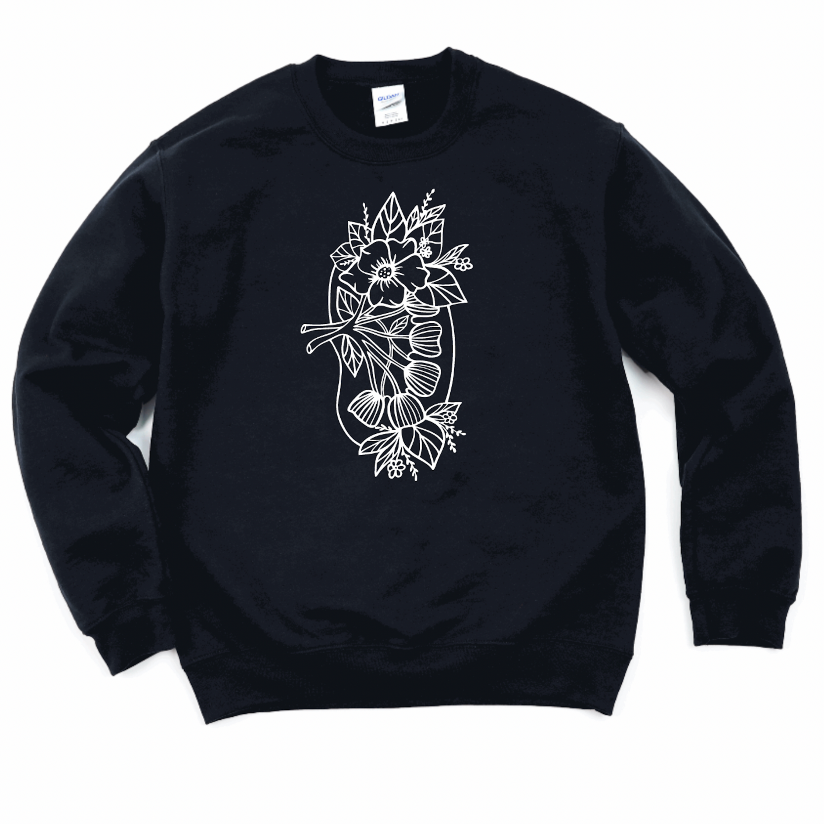 Sweatshirt: Floral Kidney