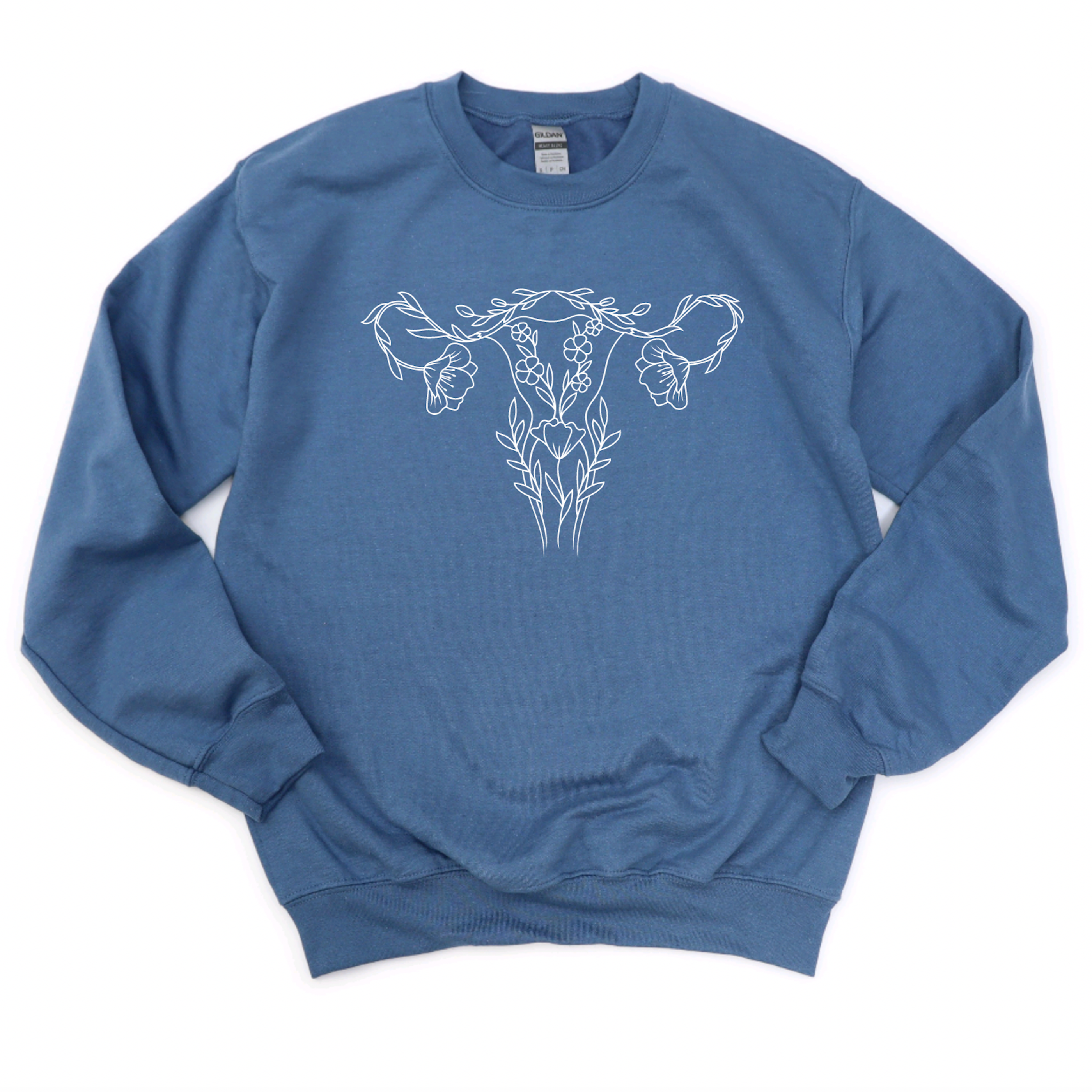 Sweatshirt: Floral Uterus