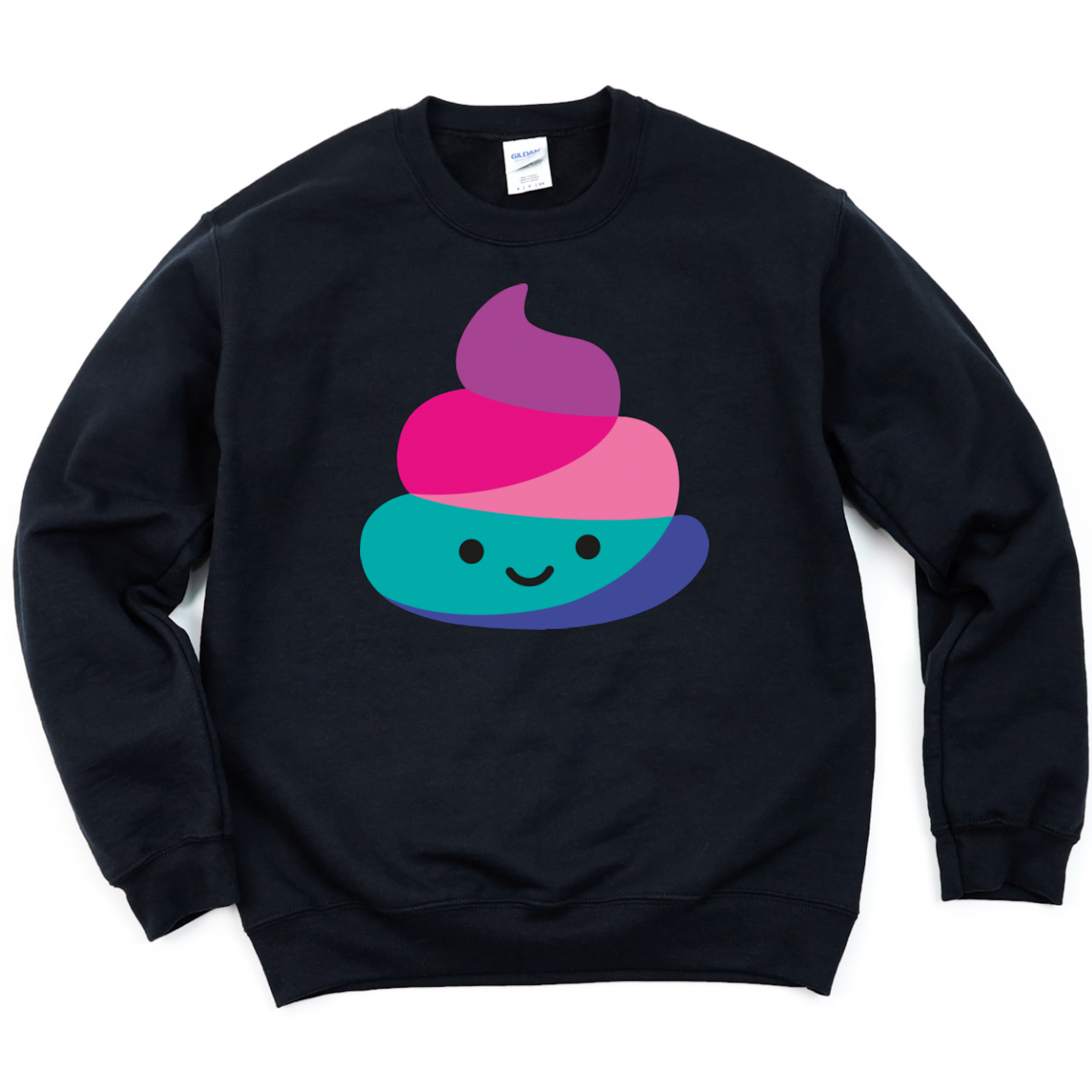 Sweatshirt: Rainbow Poo