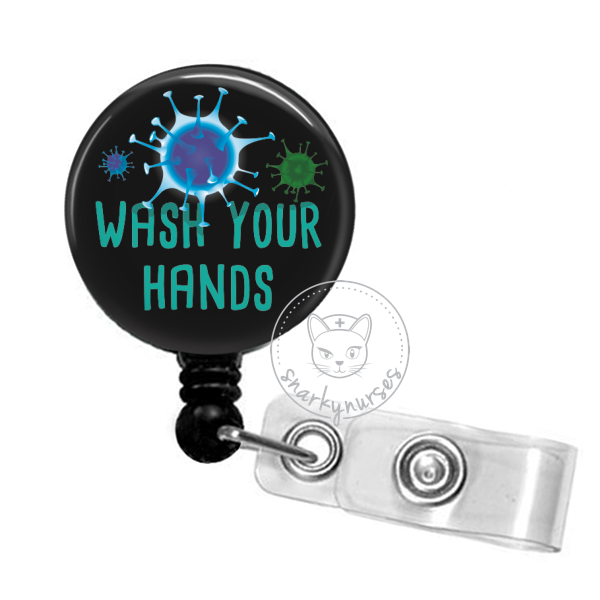 Badge Reel: Wash Your Hands