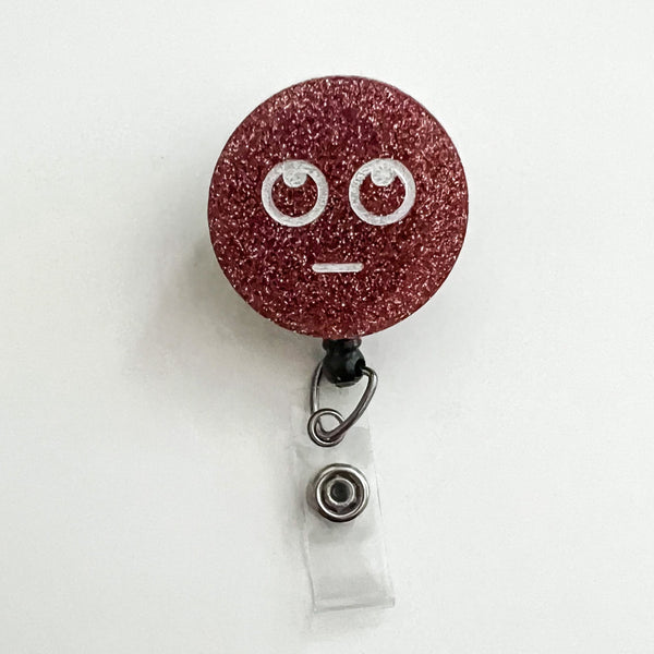 Glitter Badge Reel: Eye Roll