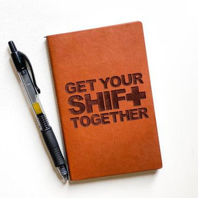 Leather Notebook: Get your shift together