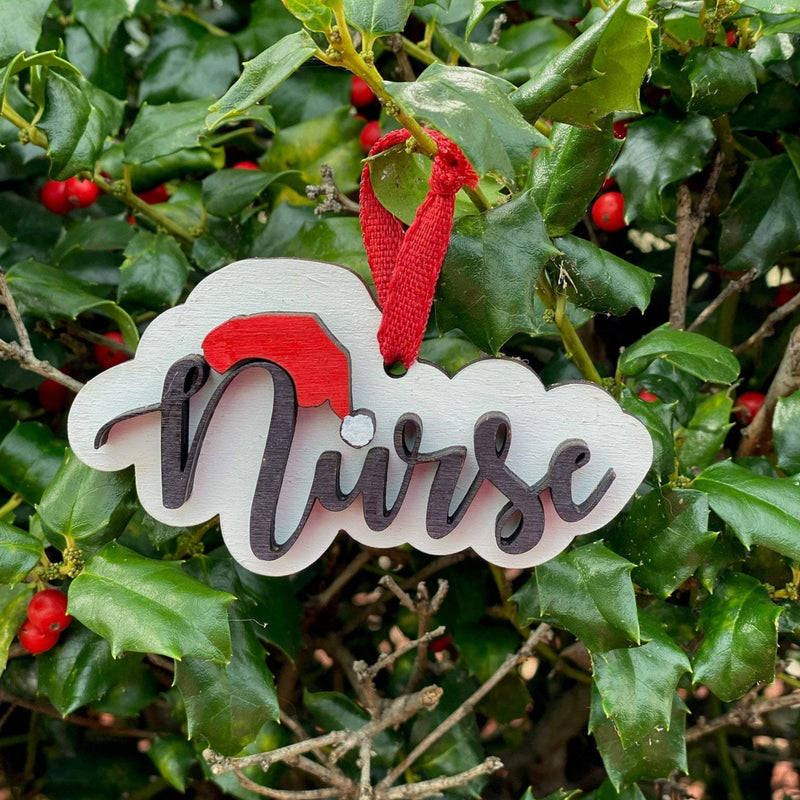 Ornament: Nurse Santa Hat