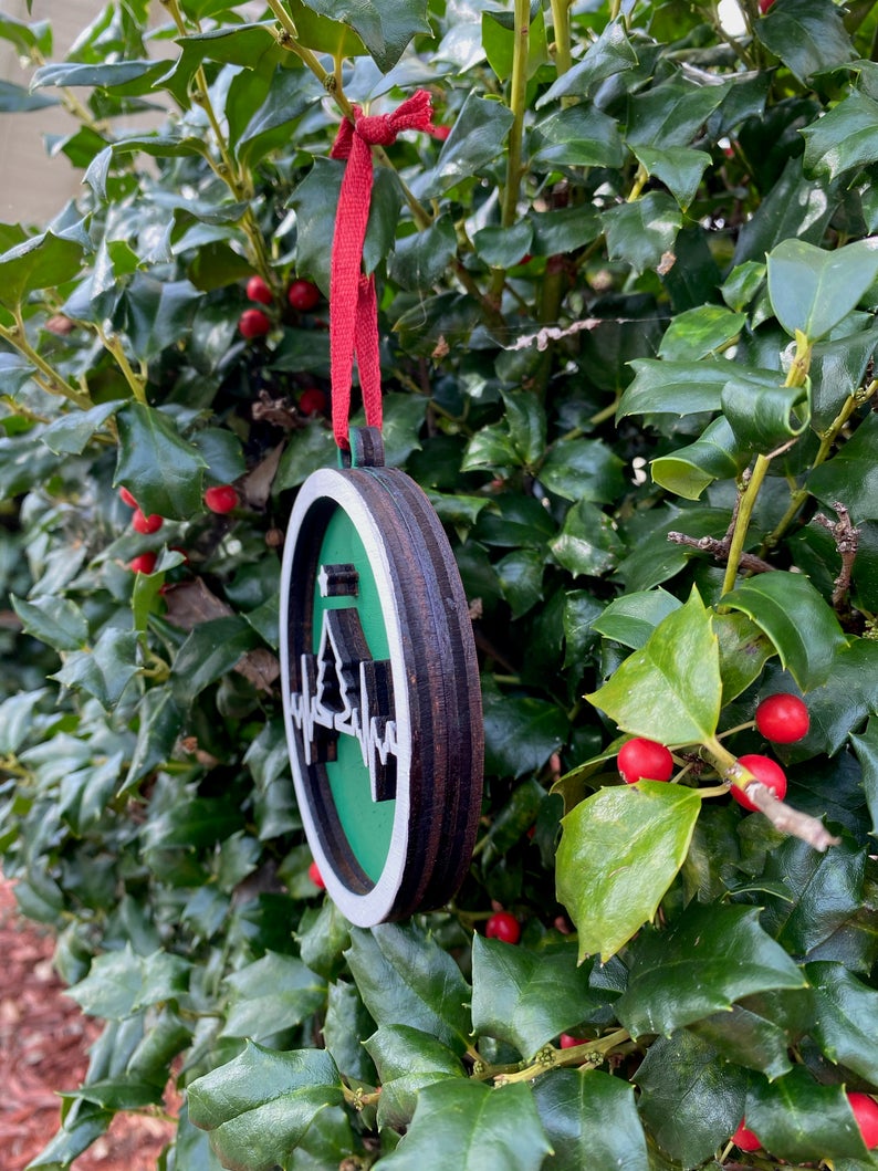 Ornament: EKG Tree