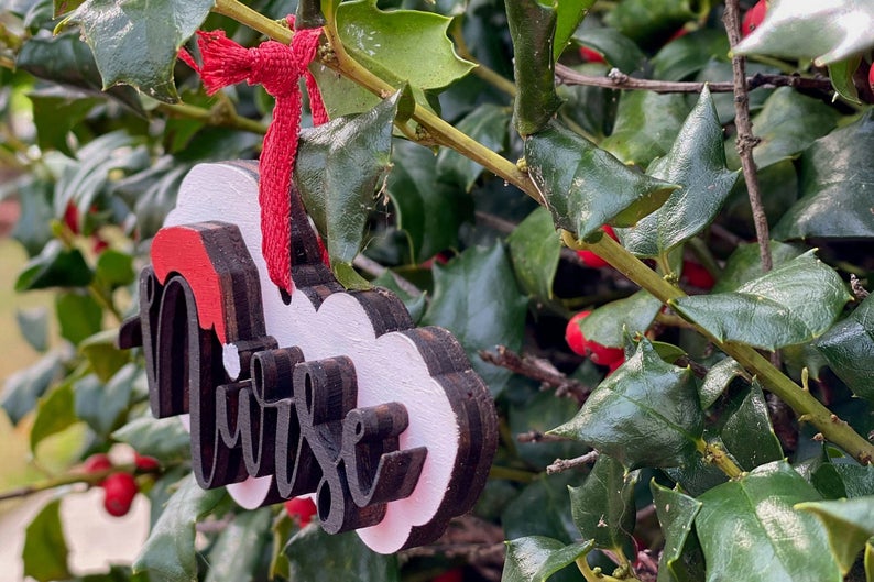 Ornament: Nurse Santa Hat