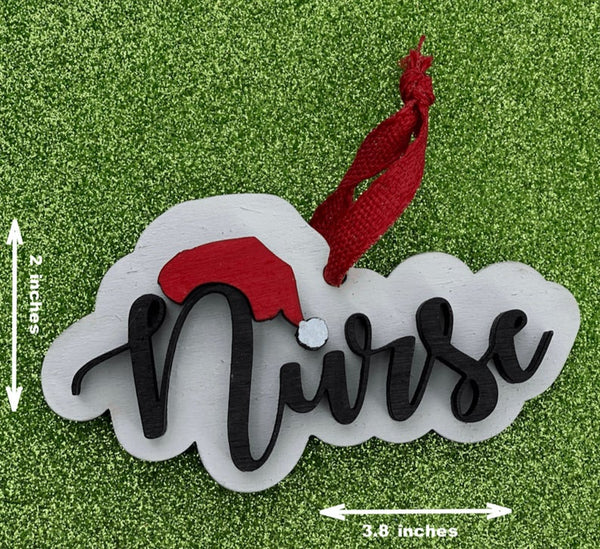 Ornament: Nurse Santa Hat