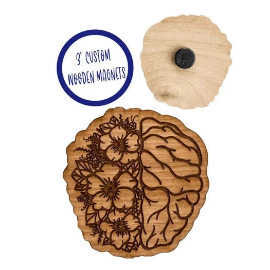 Wooden Magnet: Floral Organs