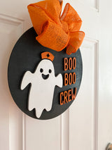 Door Hanger Sign: Boo Boo Crew