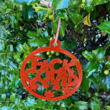 Ornament: F*ck Covid