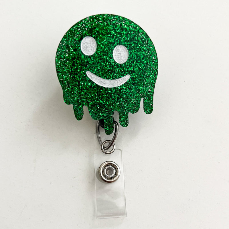 Glitter Badge Reel: Melting Smile