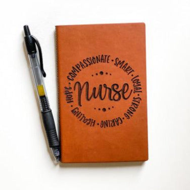 Leather Notebook: Nurse