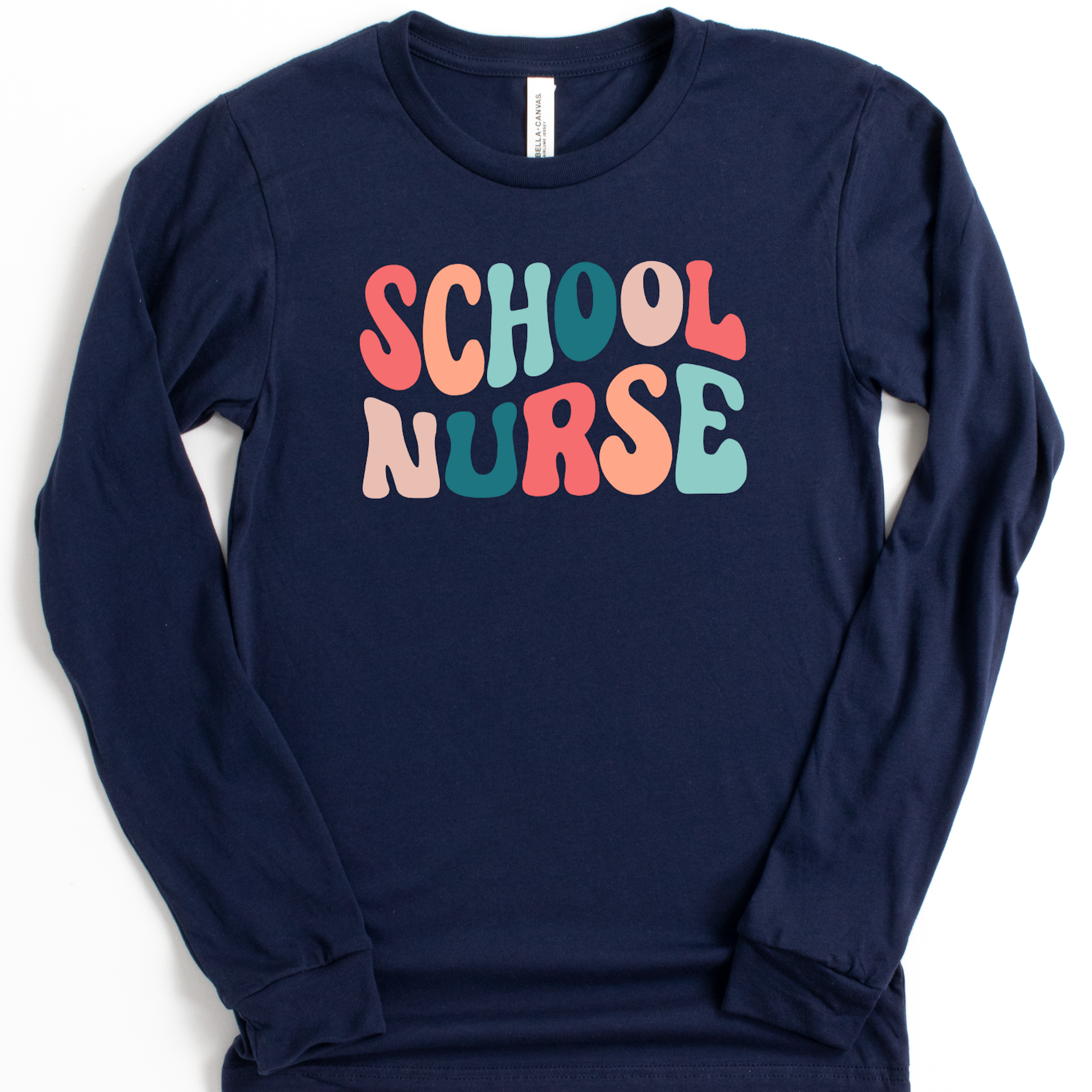 Retro School Nurse - Long Sleeve