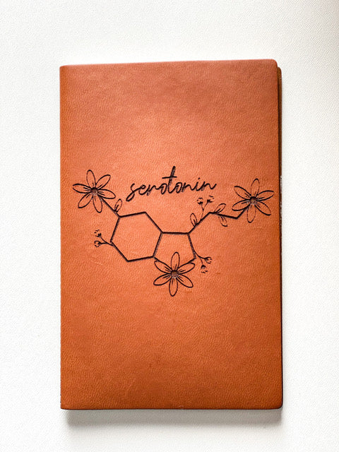 Leather Notebook: Serotonin