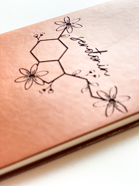 Leather Notebook: Serotonin