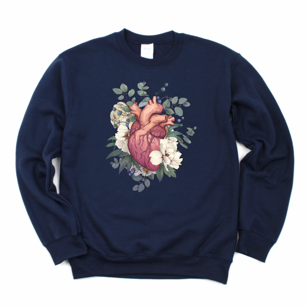Anatomical heart sweatshirt discount