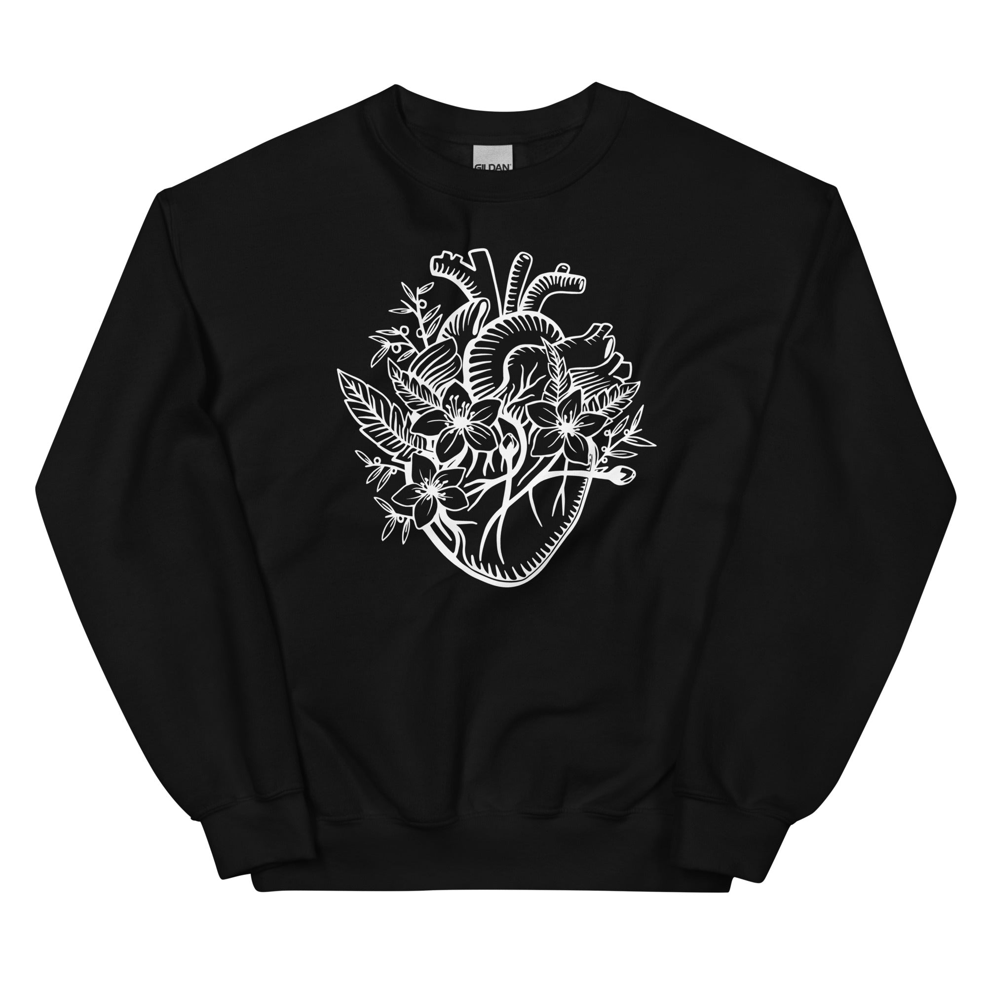 Sweatshirt: Floral Heart
